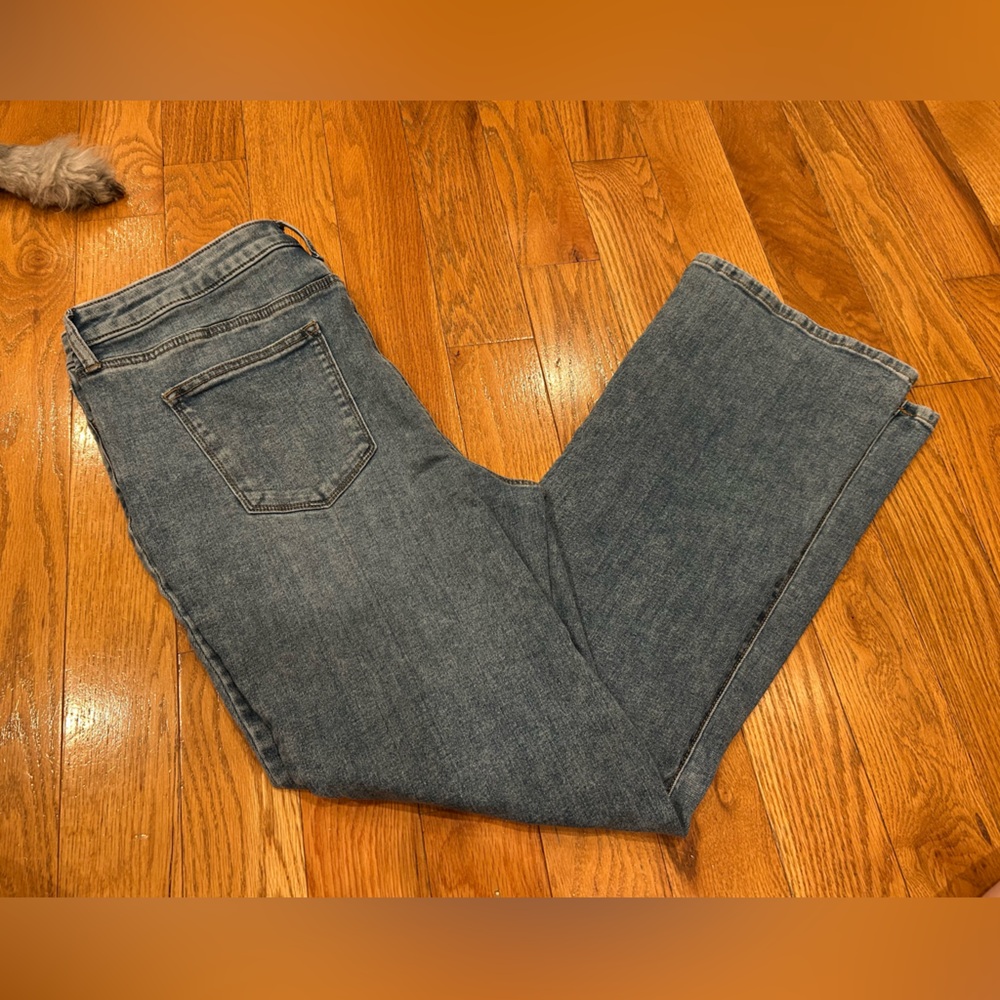 SONOMA WOMENS DARK BLUE BOOTCUT JEANS